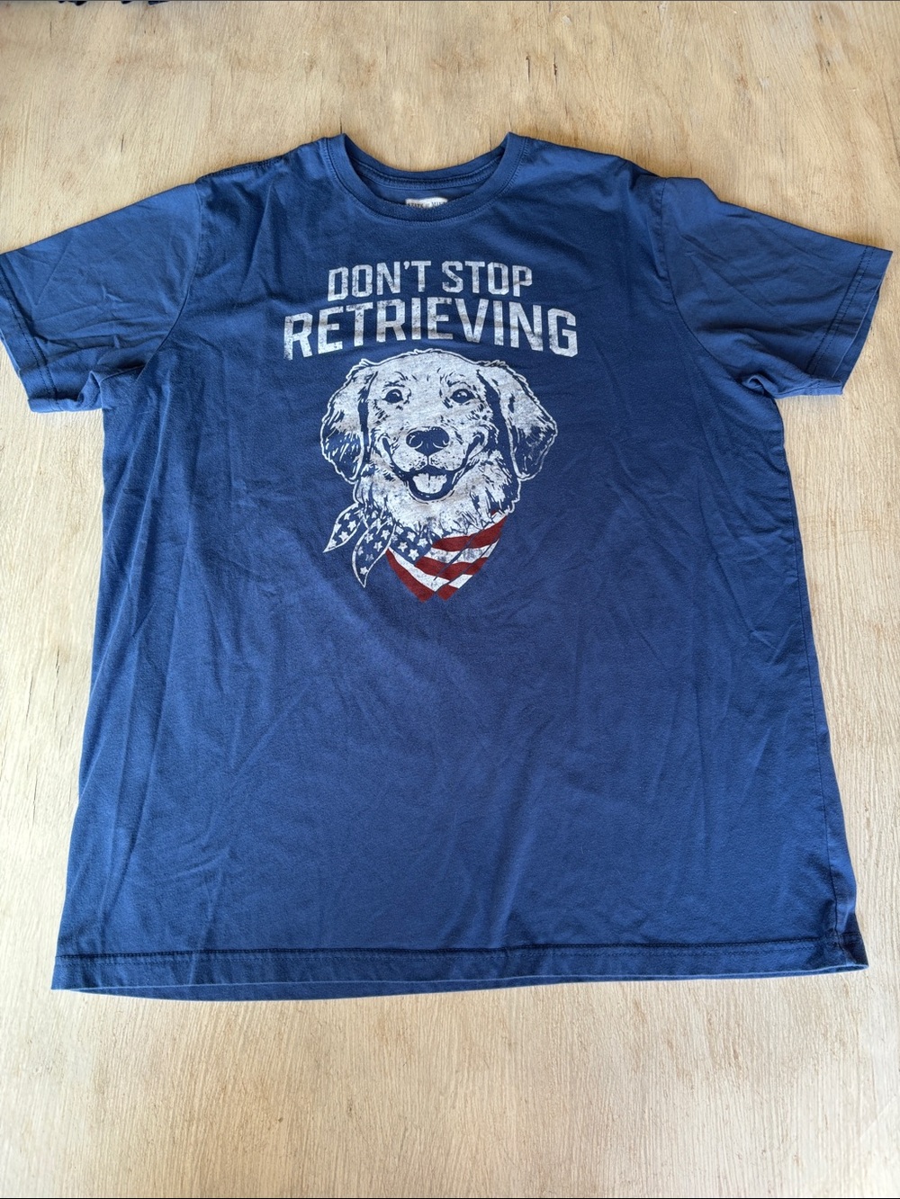 State of Mind Navy Blue "Don't Stop Retrieving" Graphic Tee
